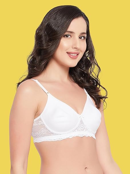 Clovia Women’s Cotton Solid Wire-Free Full-Cup T-Shirt Bra  Non-Padded Everyday Comfort